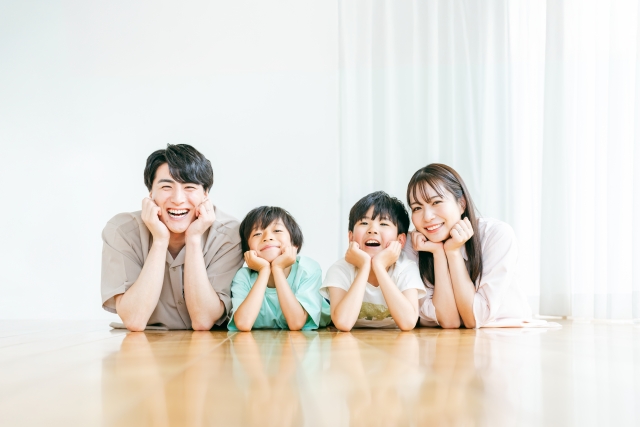 家族の笑顔